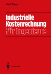 book Industrielle Kostenrechnung für Ingenieure