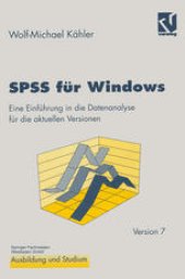 book SPSS für Windows: Eine Einführung in die Datenanalyse für die aktuellen Versionen