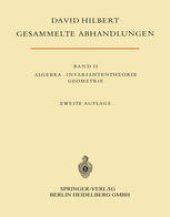 book Algebra · Invariantentheorie Geometrie