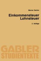 book Einkommensteuer / Lohnsteuer