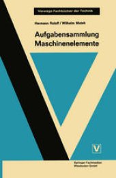 book Aufgabensammlung Maschinenelemente