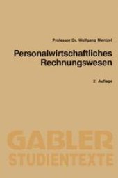 book Personalwirtschaftliches Rechnungswesen