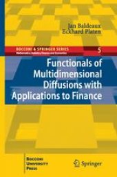 book Functionals of Multidimensional Diffusions with Applications to Finance