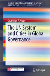 book The UN System and Cities in Global Governance