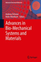 book Advances in Bio-Mechanical Systems and Materials