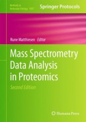 book Mass Spectrometry Data Analysis in Proteomics