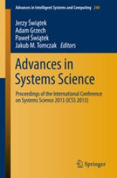 book Advances in Systems Science: Proceedings of the International Conference on Systems Science 2013 (ICSS 2013)