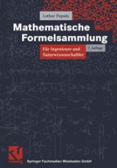 book Mathematische Formelsammlung für Ingenieure und Naturwissenschaftler