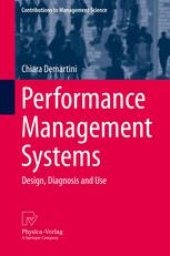 book Performance Management Systems: Design, Diagnosis and Use