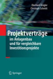 book Projektverträge im Anlagenbau und für vergleichbare Investitionsprojekte