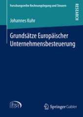 book Grundsätze Europäischer Unternehmensbesteuerung