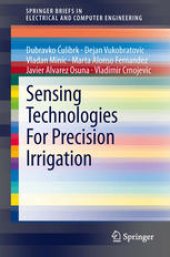 book Sensing Technologies For Precision Irrigation
