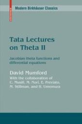 book Tata Lectures on Theta II