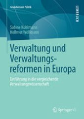 book Verwaltung und Verwaltungsreformen in Europa: Einführung in die vergleichende Verwaltungswissenschaft