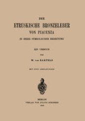 book Die Etruskische Bronzeleber von Piacenza: In Ihrer Symbolischen Bedeutung ein Versuch