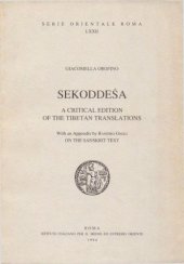 book Sekoddeaa : A Critical Edition of the Tibetan translations