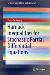 book Harnack Inequalities for Stochastic Partial Differential Equations