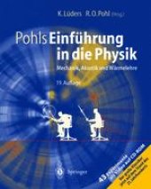 book Pohls Einführung in die Physik: Mechanik, Akustik und Wärmelehre