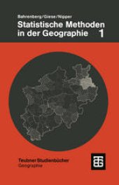 book Statistische Methoden in der Geographie: Univariate und bivariate Statistik