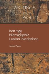 book Iron Age Hieroglyphic Luwian Inscriptions