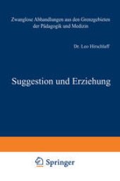 book Suggestion und Erziehung