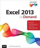 book Excel 2013 on demand