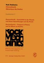 book Geomechanik — Fortschritte in der Theorie und deren Auswirkungen auf die Praxis / Geomechanics — Progress in Theory and Its Effects on Practice: Vorträge des 20. Geomechanik-Kolloquiums der Österreichischen Gesellschaft für Geomechanik / Contributions to 