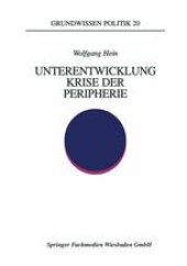 book Unterentwicklung — Krise der Peripherie: Phänomene — Theorien — Strategien