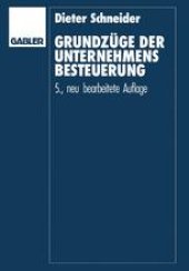 book Grundzüge der Unternehmensbesteuerung