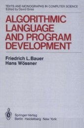 book Algorithmic Language and Program Development