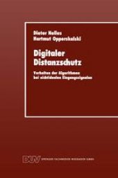 book Digitaler Distanzschutz: Verhalten der Algorithmen bei nichtidealen Eingangssignalen