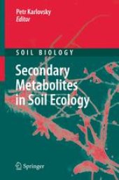 book Secondary Metabolites in Soil Ecology