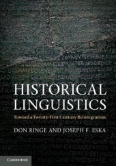 book Historical Linguistics: Toward a Twenty-First Century Reintegration