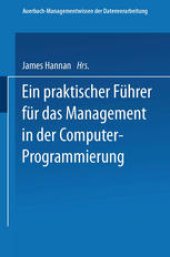 book Ein praktischer Führer für das Management in der Computer-Programmierung