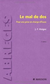 book Le mal de dos : Pour une prise en charge efficace