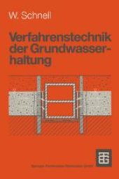 book Verfahrenstechnik der Grundwasserhaltung