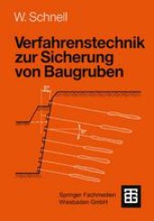 book Verfahrenstechnik zur Sicherung von Baugruben