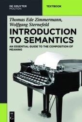 book Introduction to Semantics: An Essential Guide to the Composition of Meaning