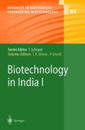 book Biotechnology in India I