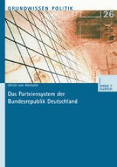 book Das Parteiensystem der Bundesrepublik Deutschland