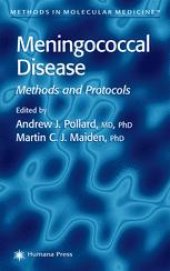 book Meningococcal Disease: Methods and Protocols