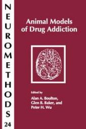 book Animal Models of Drug Addiction