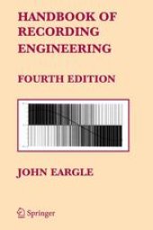 book Handbook of Recording Engineering