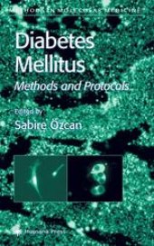 book Diabetes Mellitus: Methods and Protocols