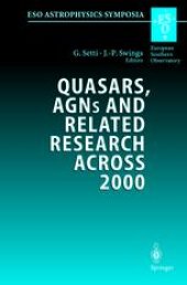 book Quasars, AGNs and Related Research Across 2000: Conference on the Occasion of L. Woltjer’s 70th Birthday Held at the Accademia Nazionale dei Lincei, Rome, Italy, 3-5 May 2000