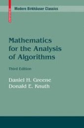 book Mathematics for the Analysis of Algorithms