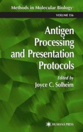 book Antigen Processing and Presentation Protocols