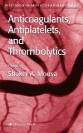 book Anticoagulants, Antiplatelets, and Thrombolytics