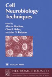 book Cell Neurobiology Techniques