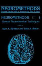 book General Neurochemical Techniques